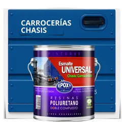 EPOXY - PINTURAS CARROCERIAS CHASIS - PU 2K - 4L AZUL SEÑAL