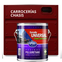 EPOXY - PINTURAS CARROCERIAS CHASIS - PU 2K - 4L ROJO RUBÍ