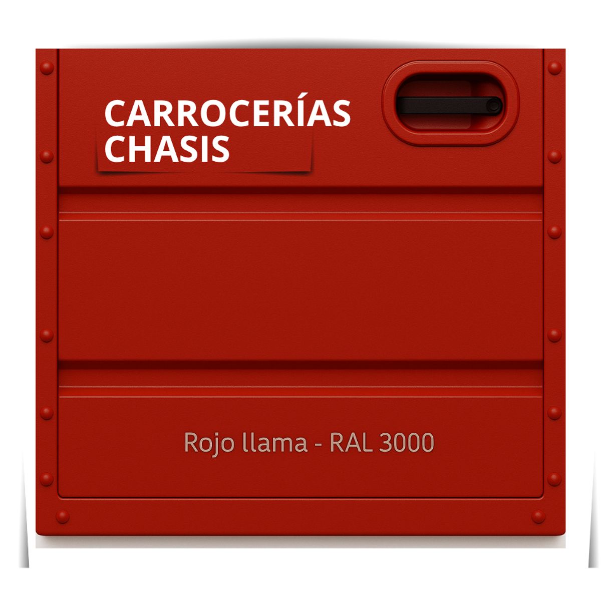 EPOXY - PINTURAS CARROCERIAS CHASIS - PU 2K - 4L ROJO LLAMA