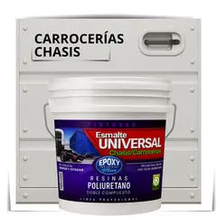 EPOXY - PINTURAS CARROCERIAS CHASIS - PU 2K - TINETA 10L GRIS CLARO