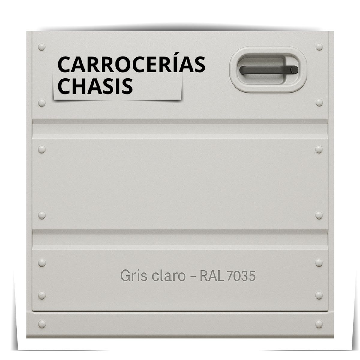 EPOXY - PINTURAS CARROCERIAS CHASIS - PU 2K - TINETA 10L GRIS CLARO