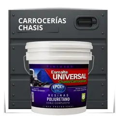 EPOXY - PINTURAS CARROCERIAS CHASIS - PU 2K - TINETA 10L GRIS GRAFITO