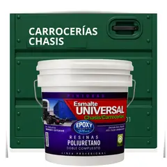 EPOXY - PINTURAS CARROCERIAS CHASIS - PU 2K - TINETA 10L VERDE ESMERALDA