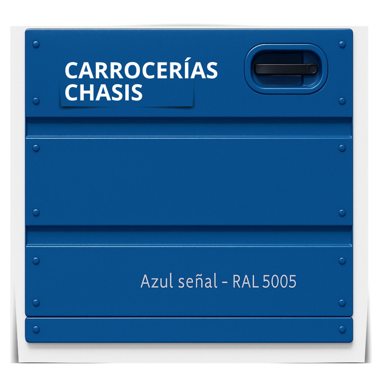 EPOXY - PINTURAS CARROCERIAS CHASIS - PU 2K - TINETA 10L AZUL SEÑAL