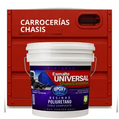 EPOXY - PINTURAS CARROCERIAS CHASIS - PU 2K - TINETA 10L ROJO LLAMA