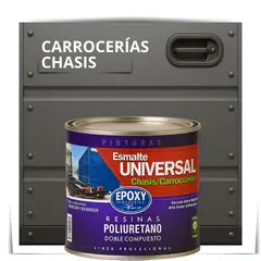 EPOXY - PINTURAS CARROCERIAS CHASIS - PU 2K - 2L GRIS ALUMINIO