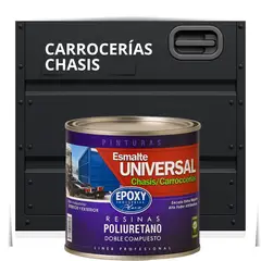 EPOXY - PINTURAS CARROCERIAS CHASIS - PU 2K - 2L GRIS NEGRO