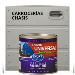EPOXY - PINTURAS CARROCERIAS CHASIS - PU 2K - 2L GRIS PLATA