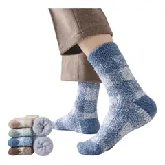 QIKUN - Calcetines Hombre Coralina 3 Pares Surtidos