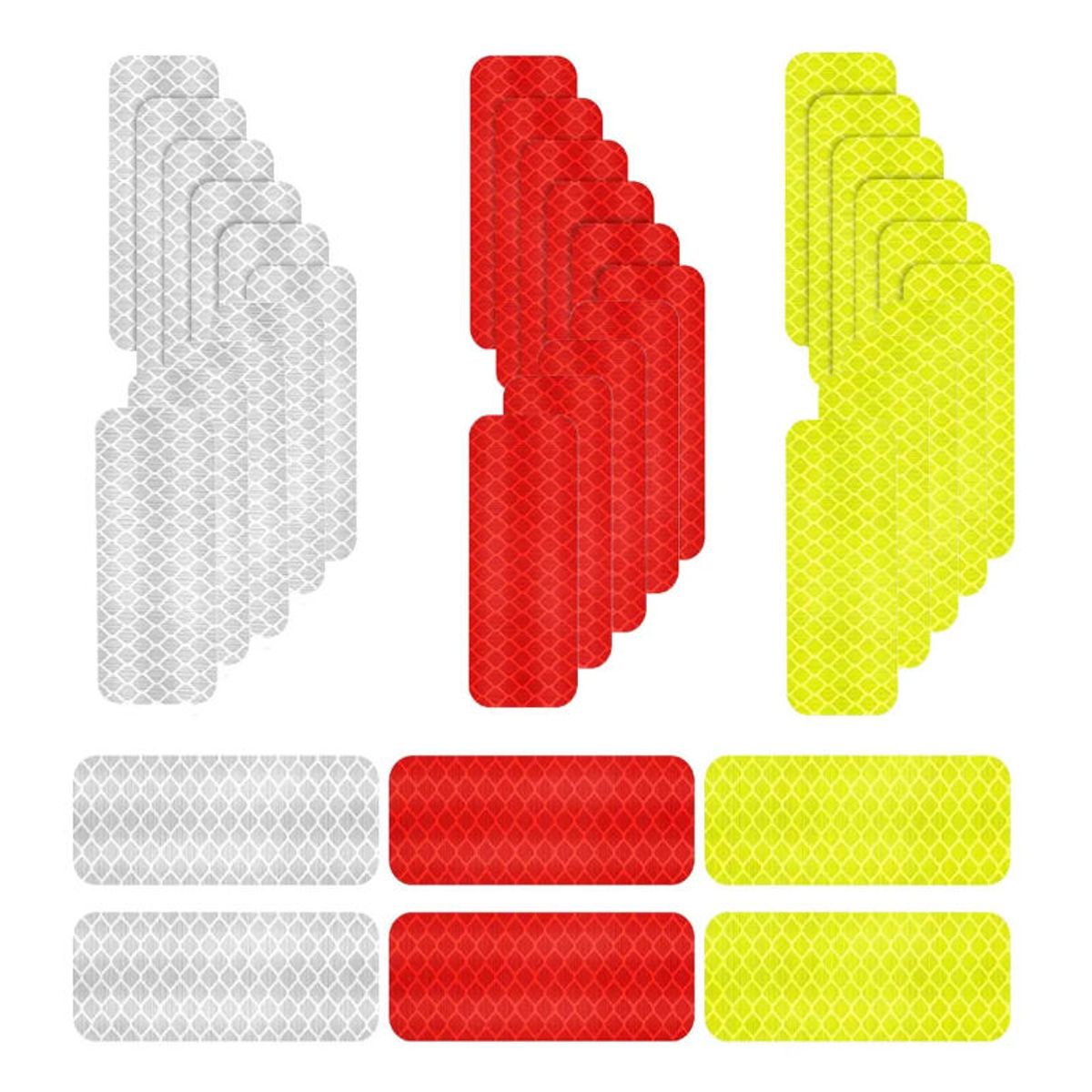 KINDA NICE - 30pcs Stickers Adhesivos Reflectantes Revisión Técnica Motos