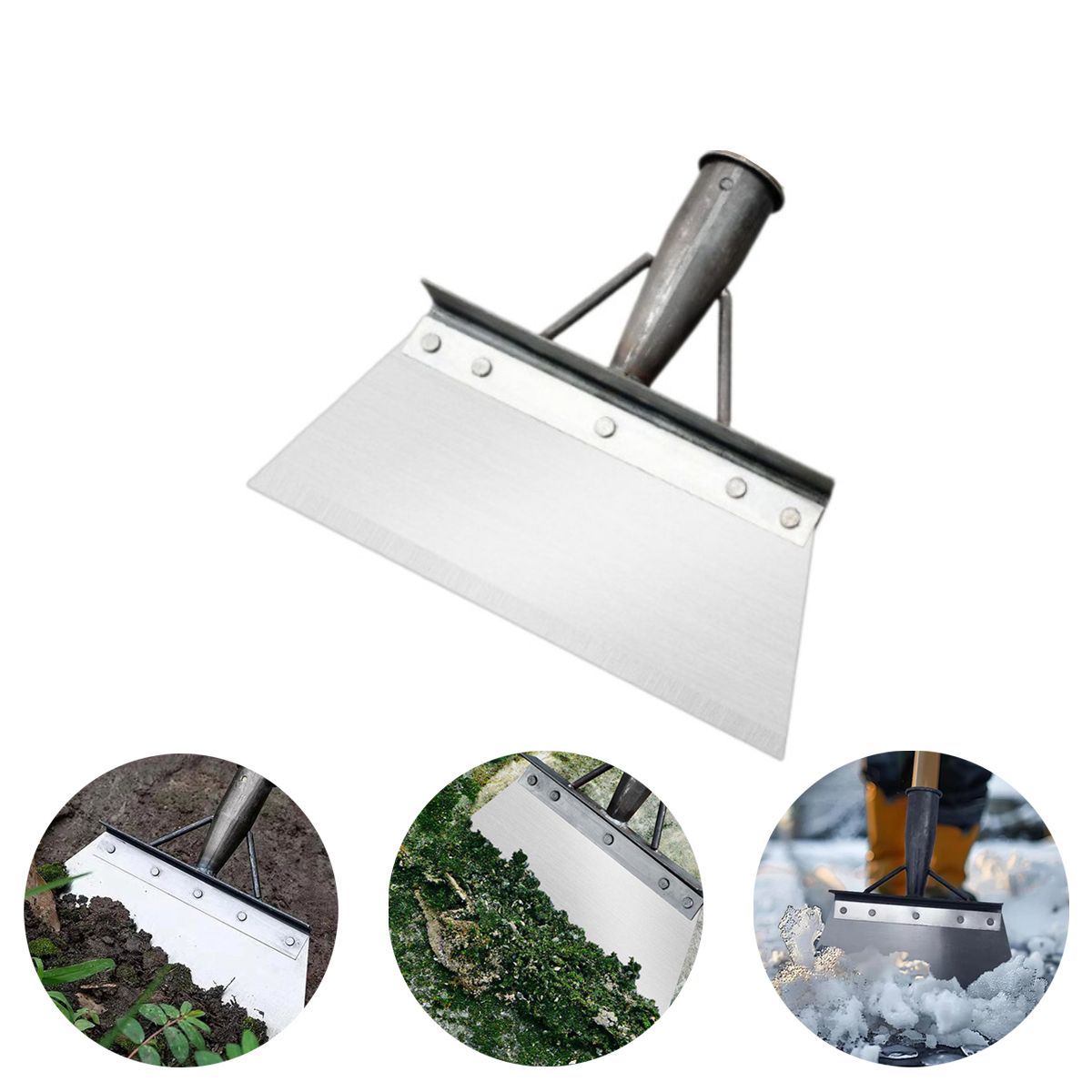 KINDA NICE - Pala Limpieza De Jardín Exterior Multifuncional 38×10×5