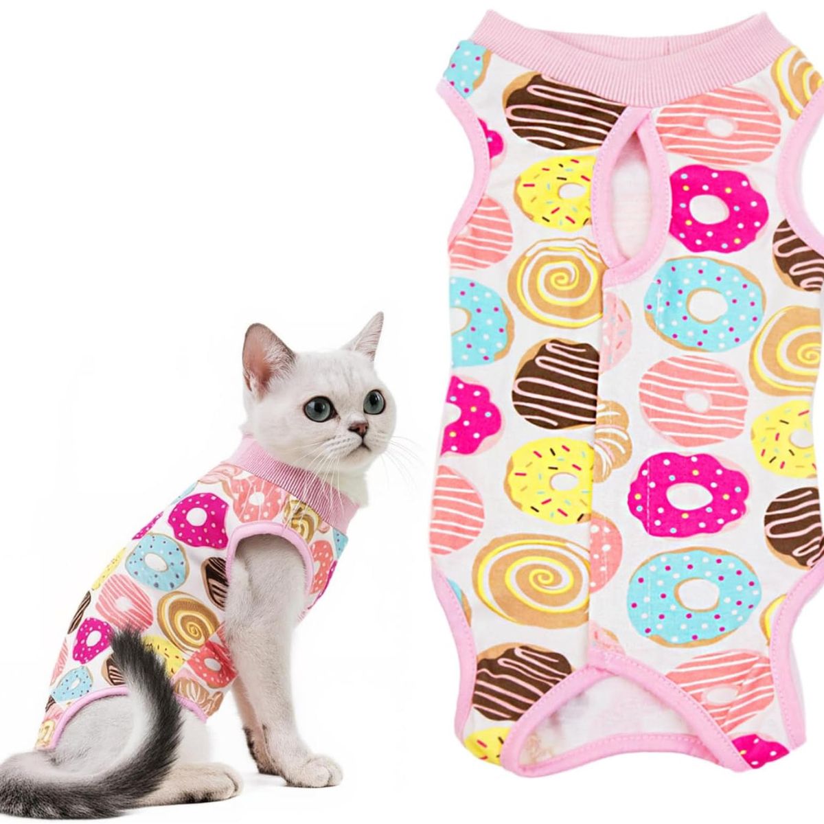 KINDA NICE - Chaleco Postoperatorio Para Mascotas - Suave Y Transpirable M