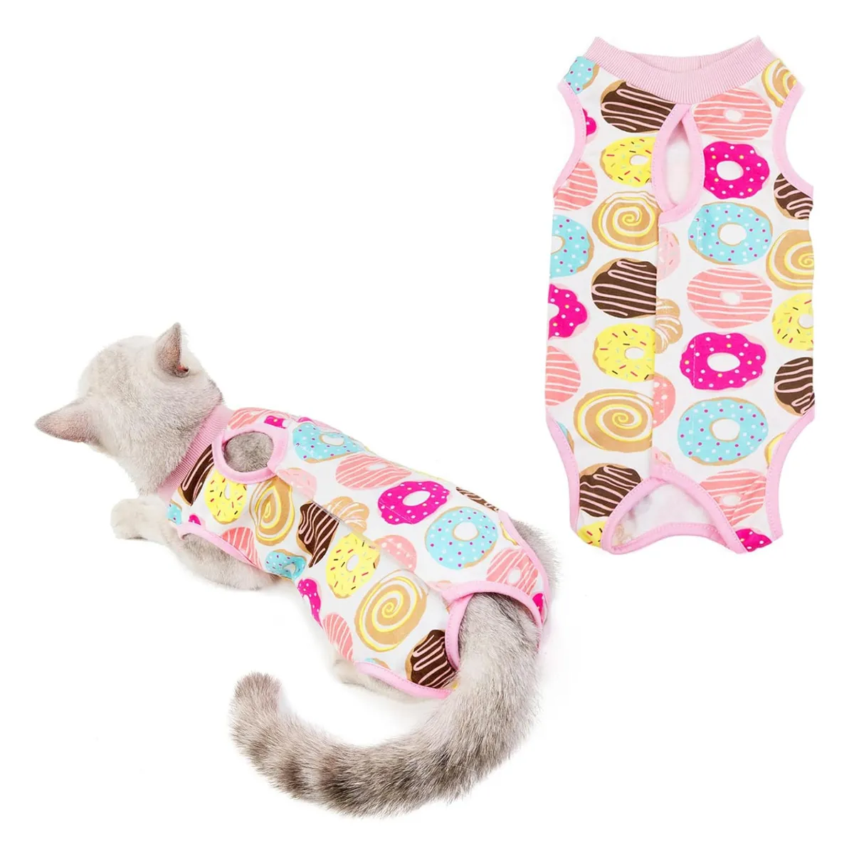 KINDA NICE - Chaleco Postoperatorio Para Mascotas - Suave Y Transpirable XL