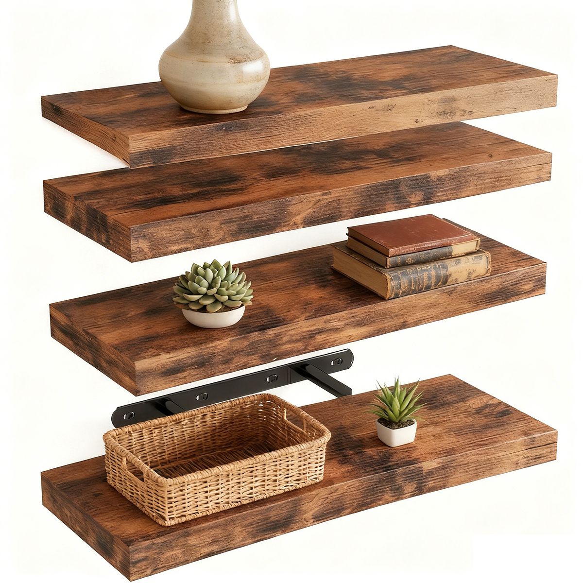 EINICIO - 4pcs Estantes Flotantes Montados en la Pared para el hogar