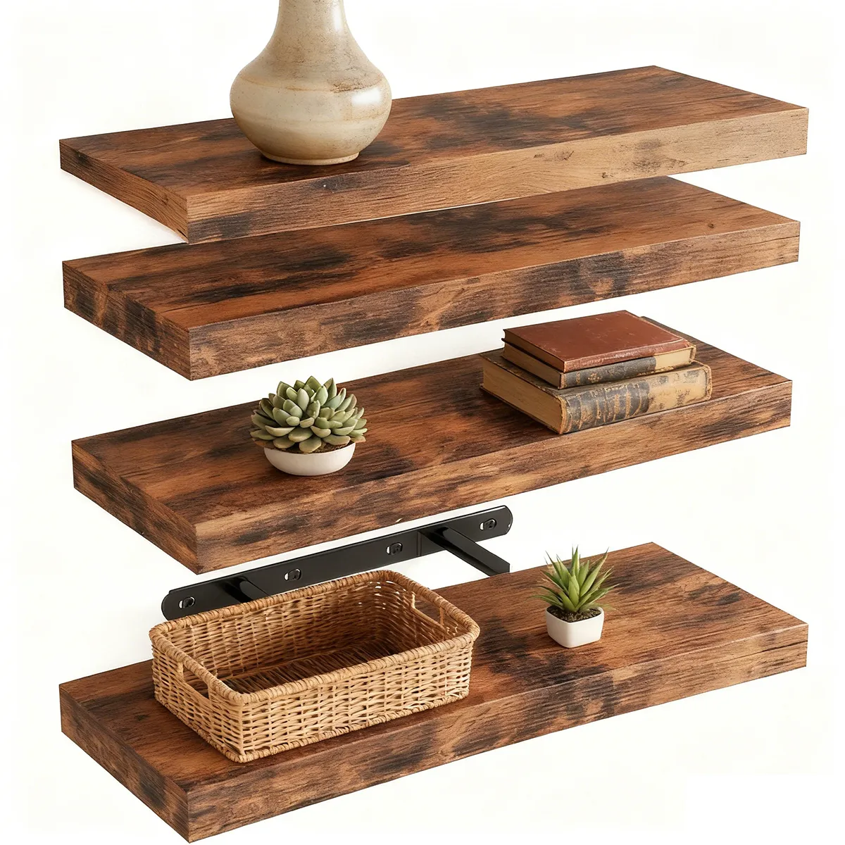 EINICIO - 4pcs Estantes Flotantes Montados en la Pared para el hogar