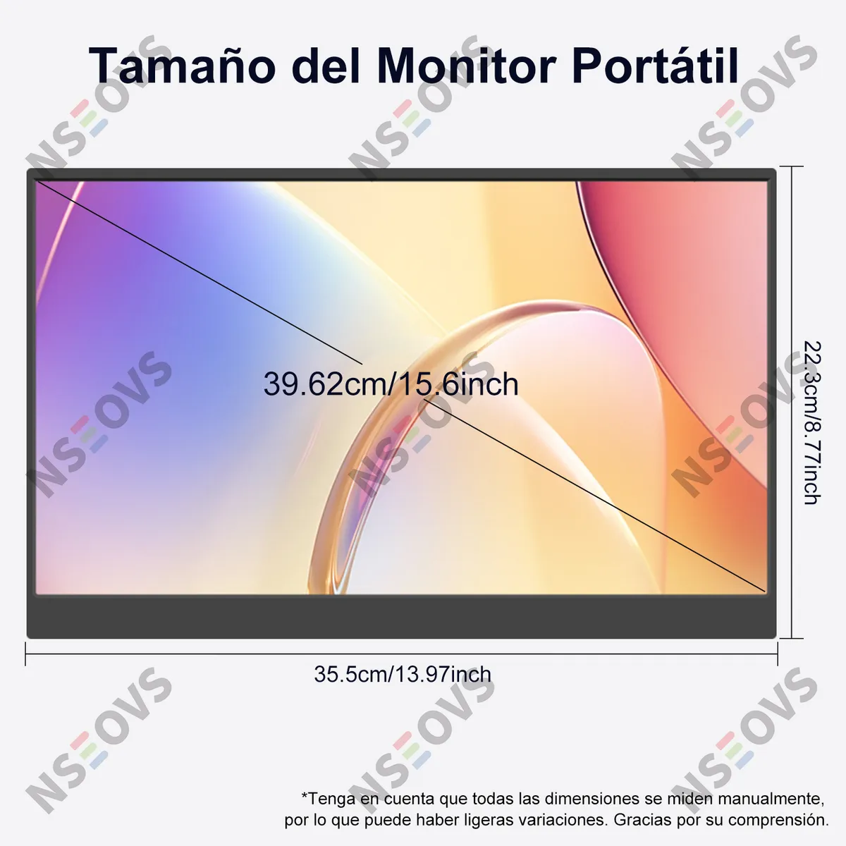 NSEOVS - Monitor Portátil NSEOVS 156 Full HD IPS