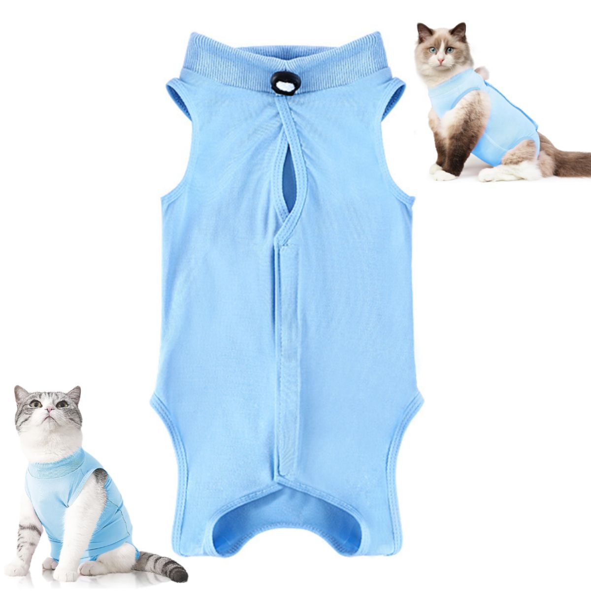 KINDA NICE - Body Postoperatorio Para Mascotascomodidad Y Protección Ropa M