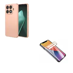 JOIGO - Carcasa Mica Clear Para Xiaomi 15T Pro Goma Rosado