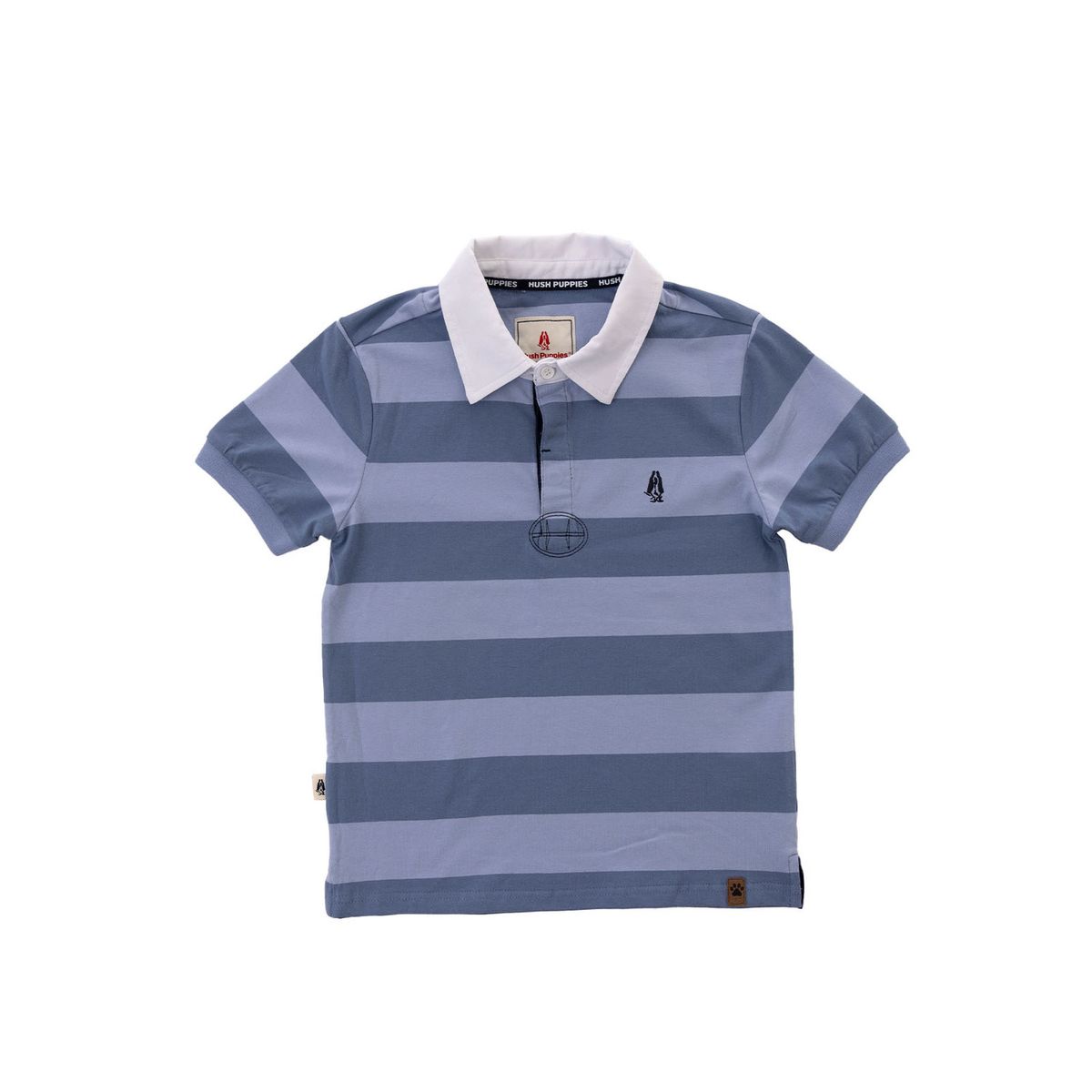 HUSH PUPPIES - Polera Niño Marne Azul HUSH PUPPIES