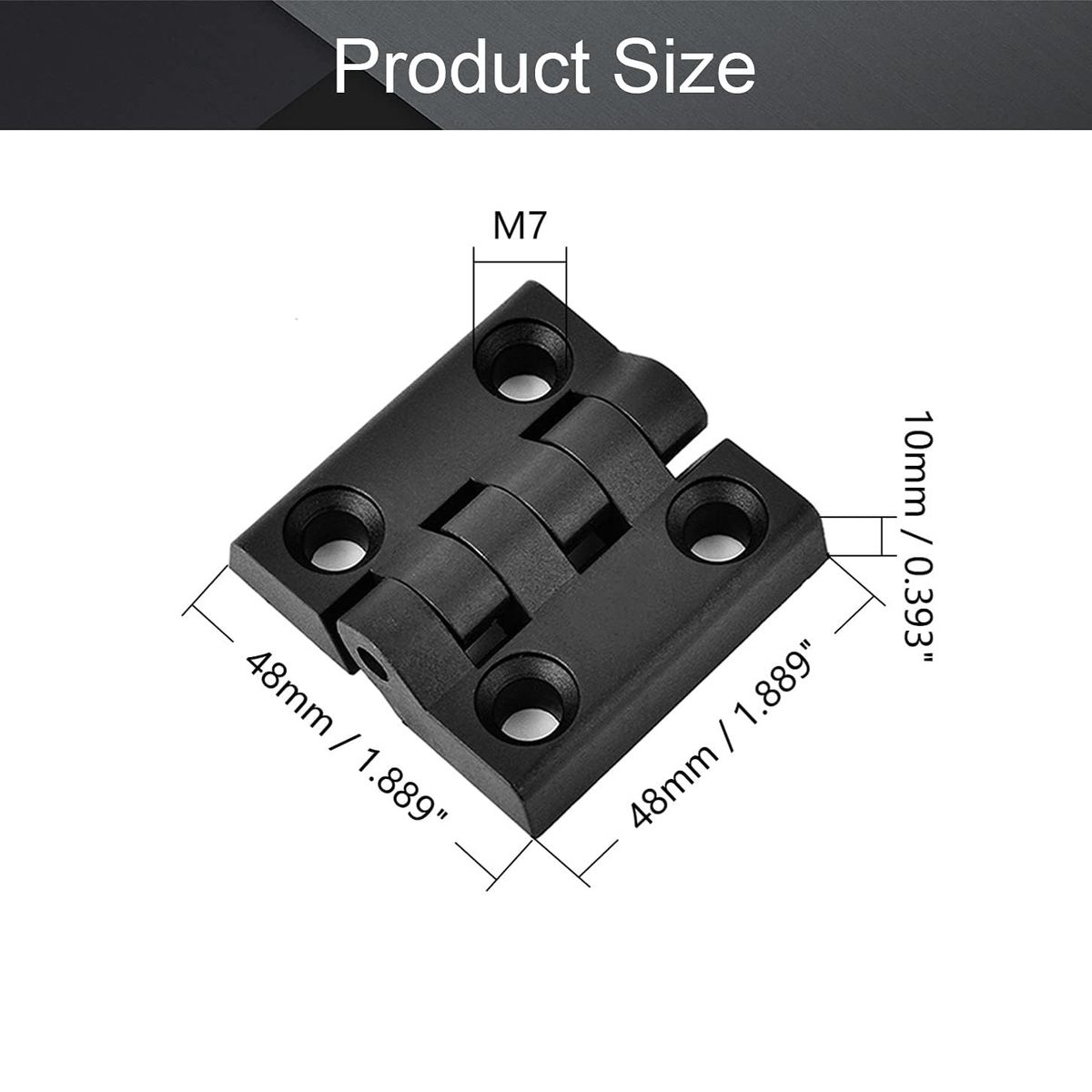 KUANGYE - Bisagra Reforzada 48 X 48 Mm