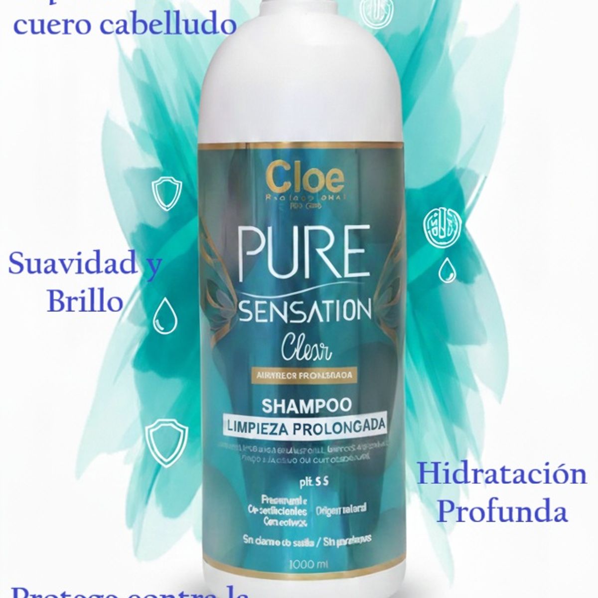 CLOE - Shampoo Pure Sensation Clear Cloe 1000ML