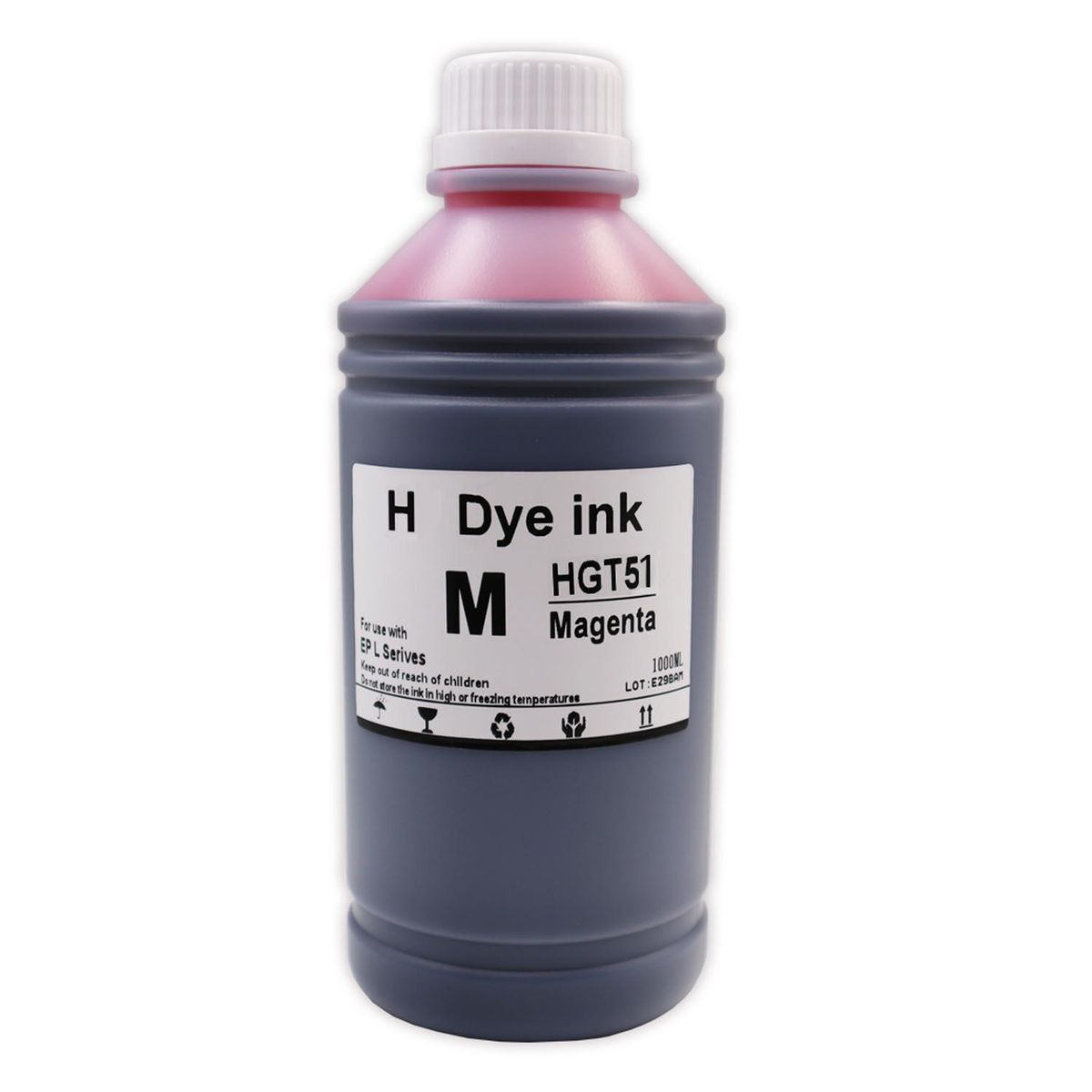 GENERICO - Tinta Dye Premium Compatible Hp Gt51 1 Lt - Rojo