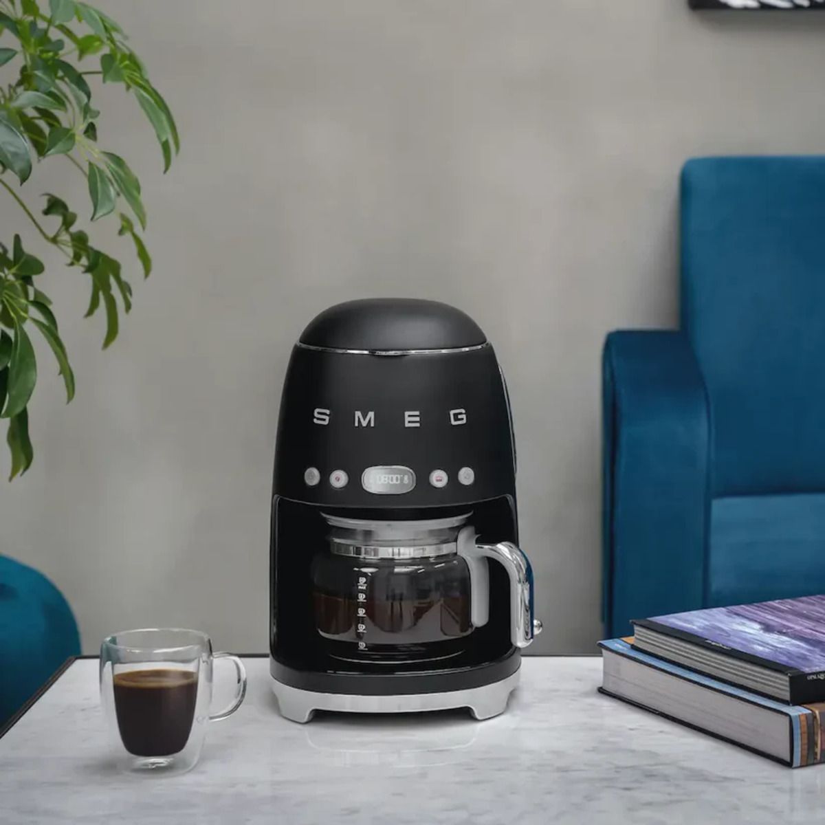 SMEG - Cafetera de goteo Smeg Negra