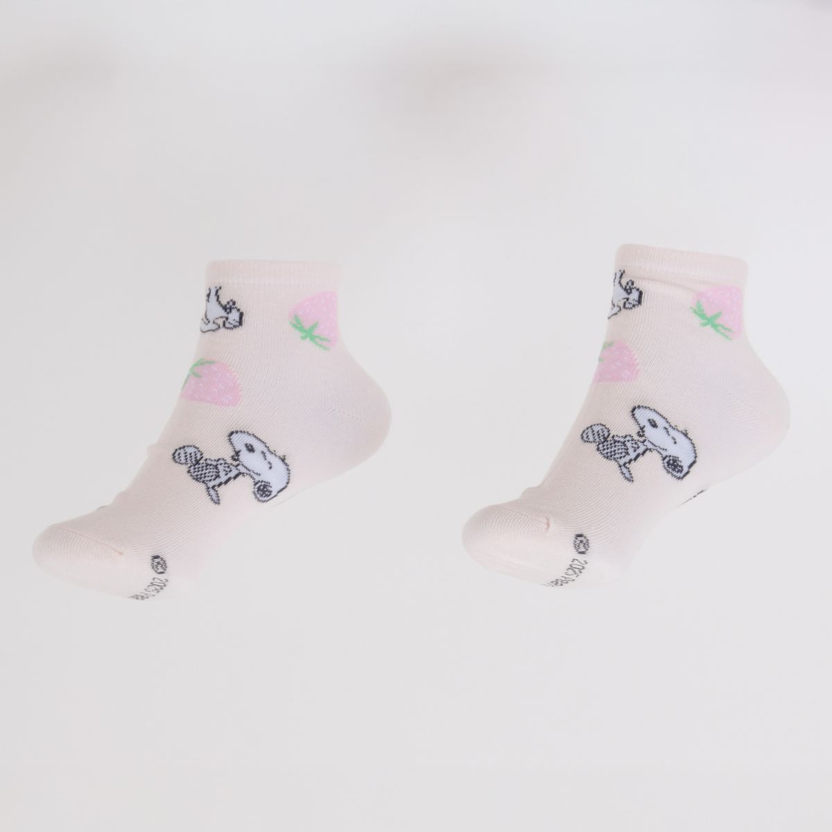 SNOOPY - Tripack Calcetín Mujer Rosado Sweet Snoopy