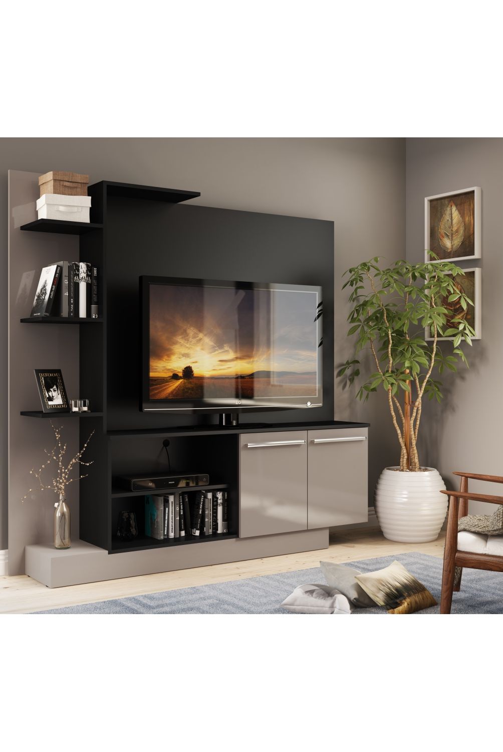 BE DESIGN - Racks 24730015 55 pulgadas Be Design