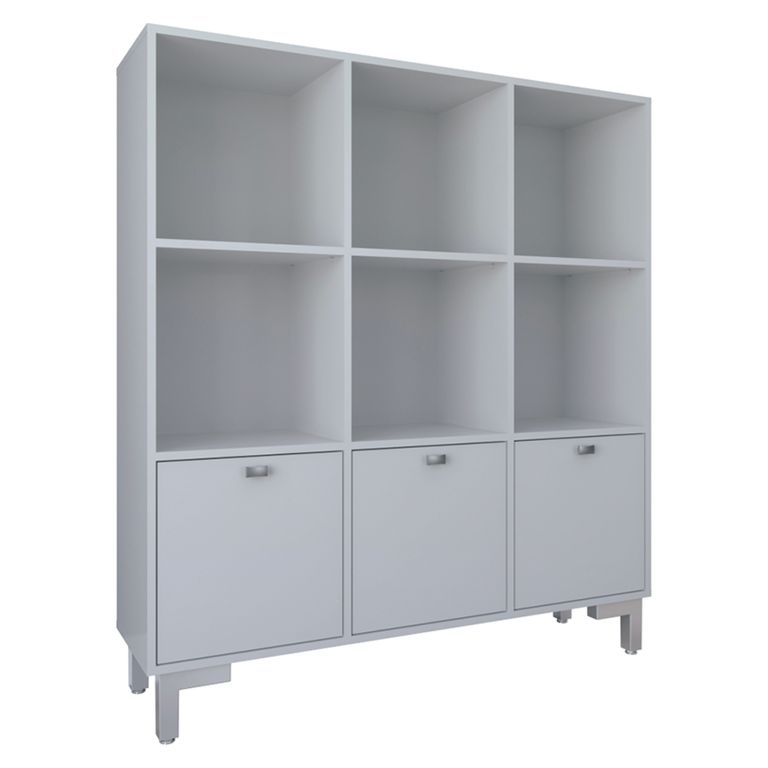 BE DESIGN Bibilioteca Practic 3P Blanco