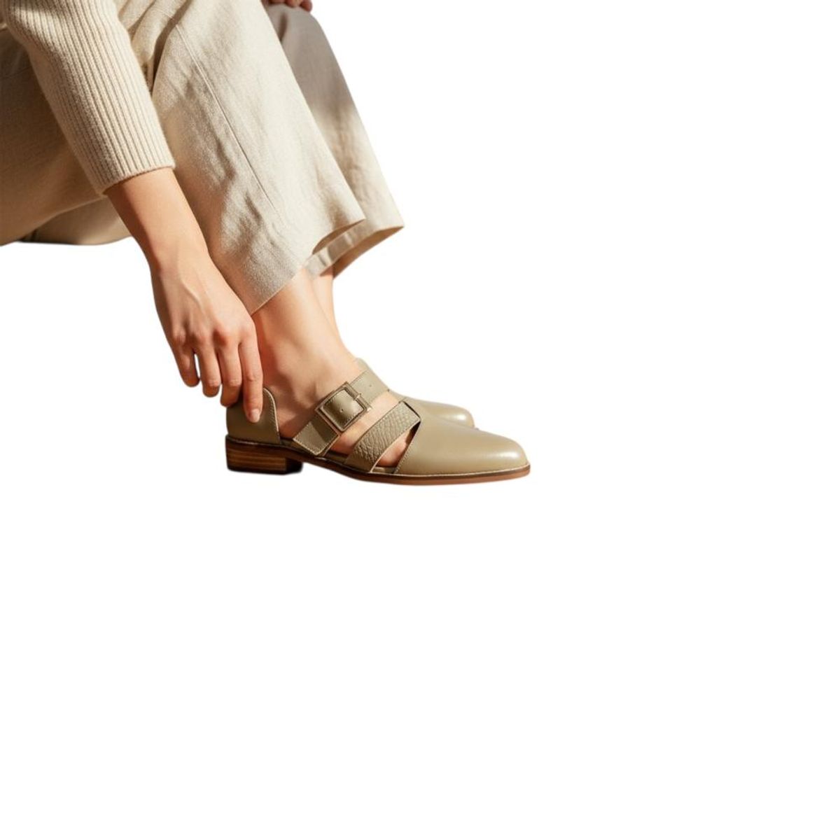 DETOGNI - Sandalia Mujer Taupe  Antonia Detogni