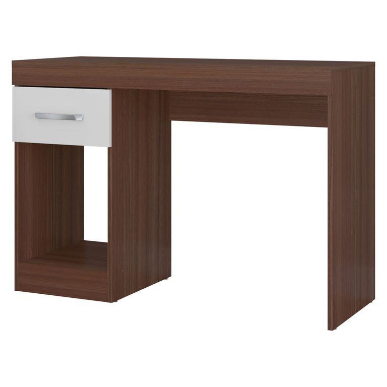 BE DESIGN Escritorio Practic con Cajón Café