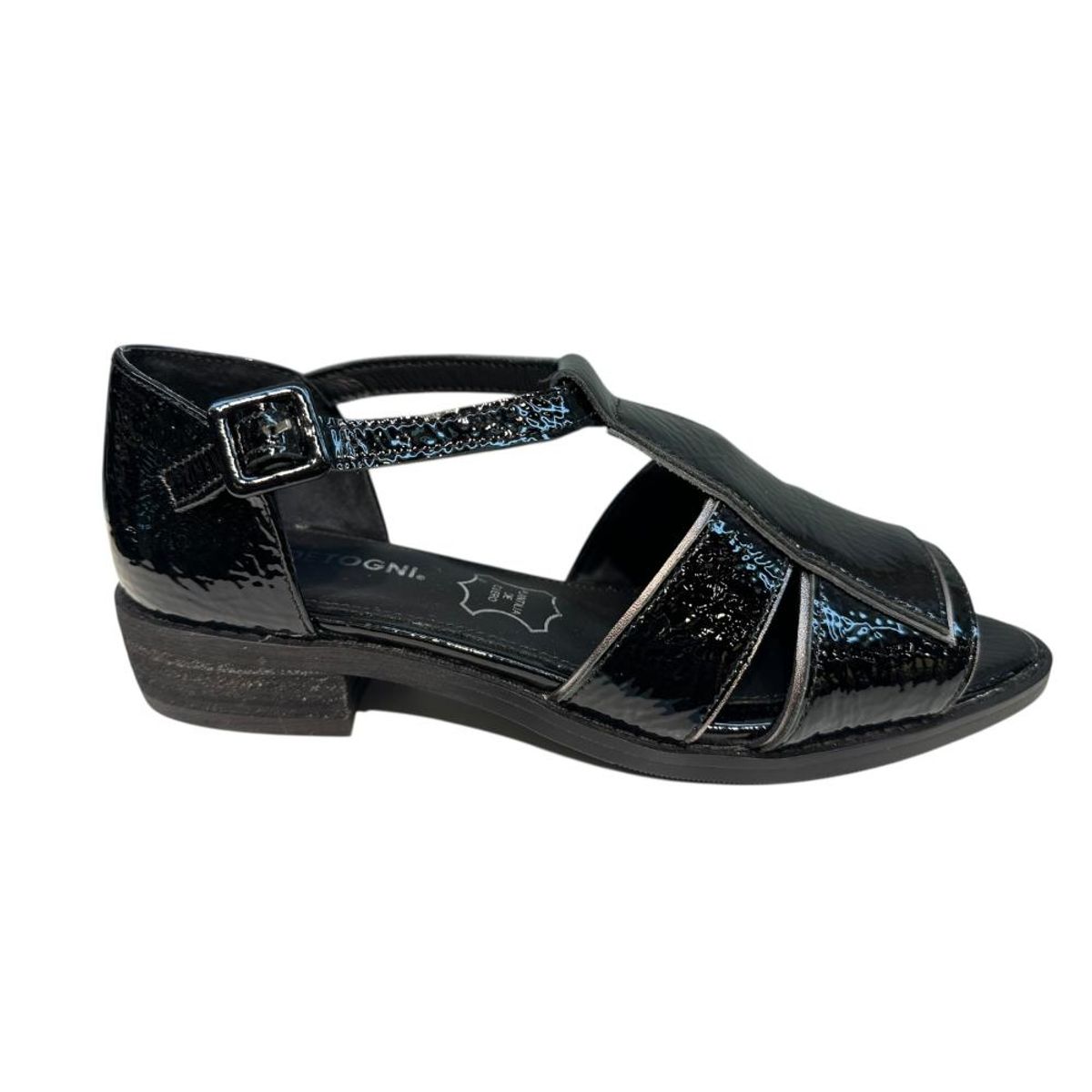 DETOGNI - Sandalia Mujer Negro  Alexa Detogni