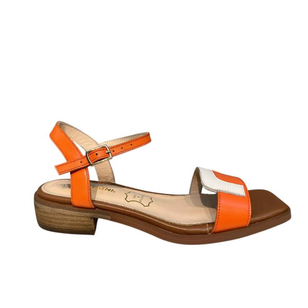 DETOGNI - Sandalia Mujer  Naranja Aurora Detogni