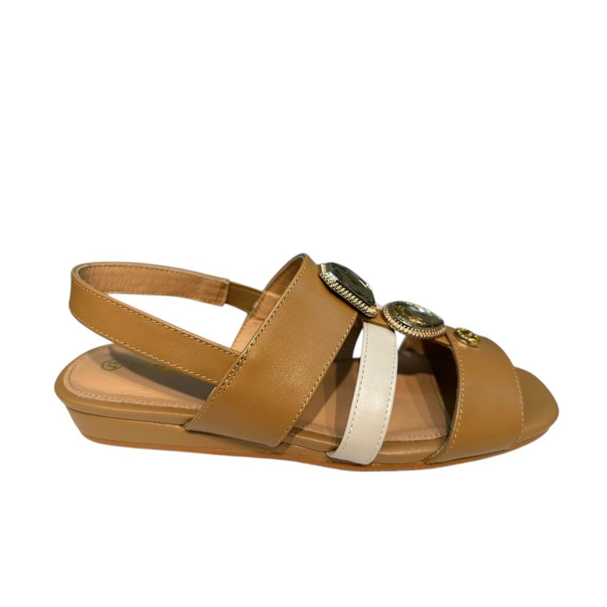 DETOGNI - Sandalia Mujer Beige Aida Detogni