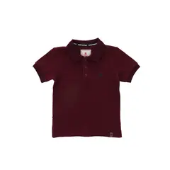 HUSH PUPPIES - Polera Niño Unkel Burdeo