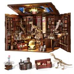 MINICITY - Book Nook Kit DIY casa en miniatura con luz LED