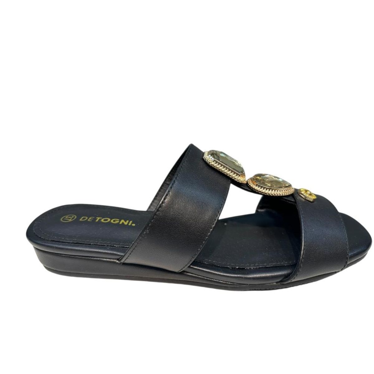 DETOGNI - Sandalia Mujer Negro Agata Detogni