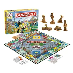 USAOPOLY - Juego de mesa Monopoly The Simpsons Edition