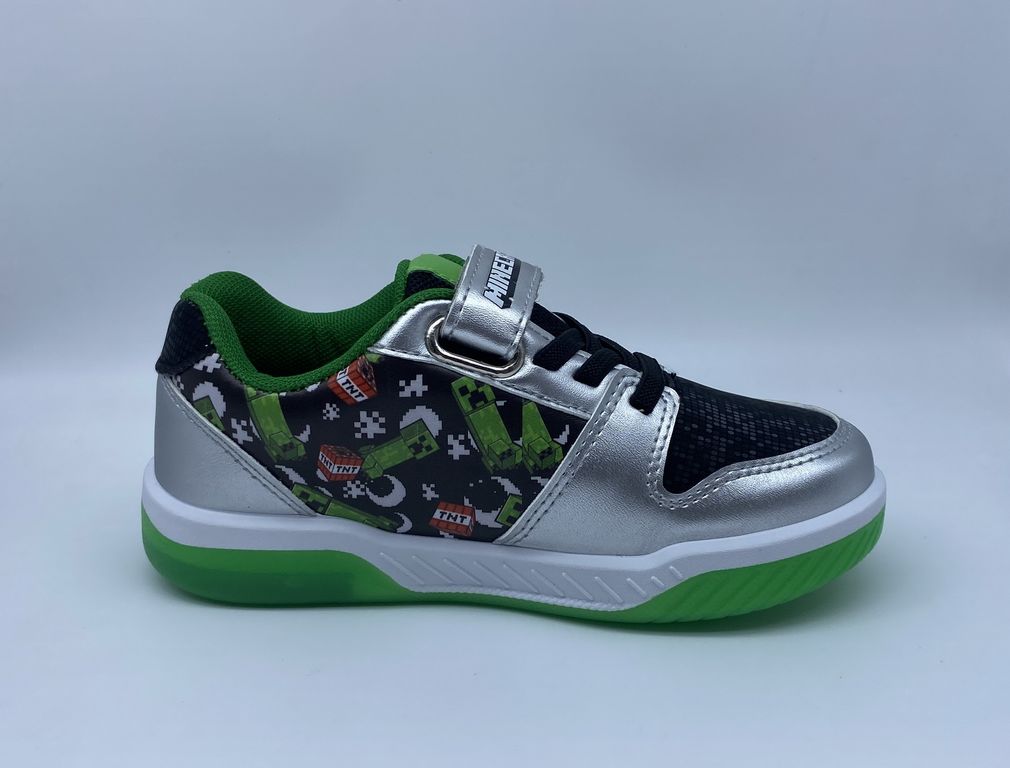Zapatillas con luces Niño Negro Iconos