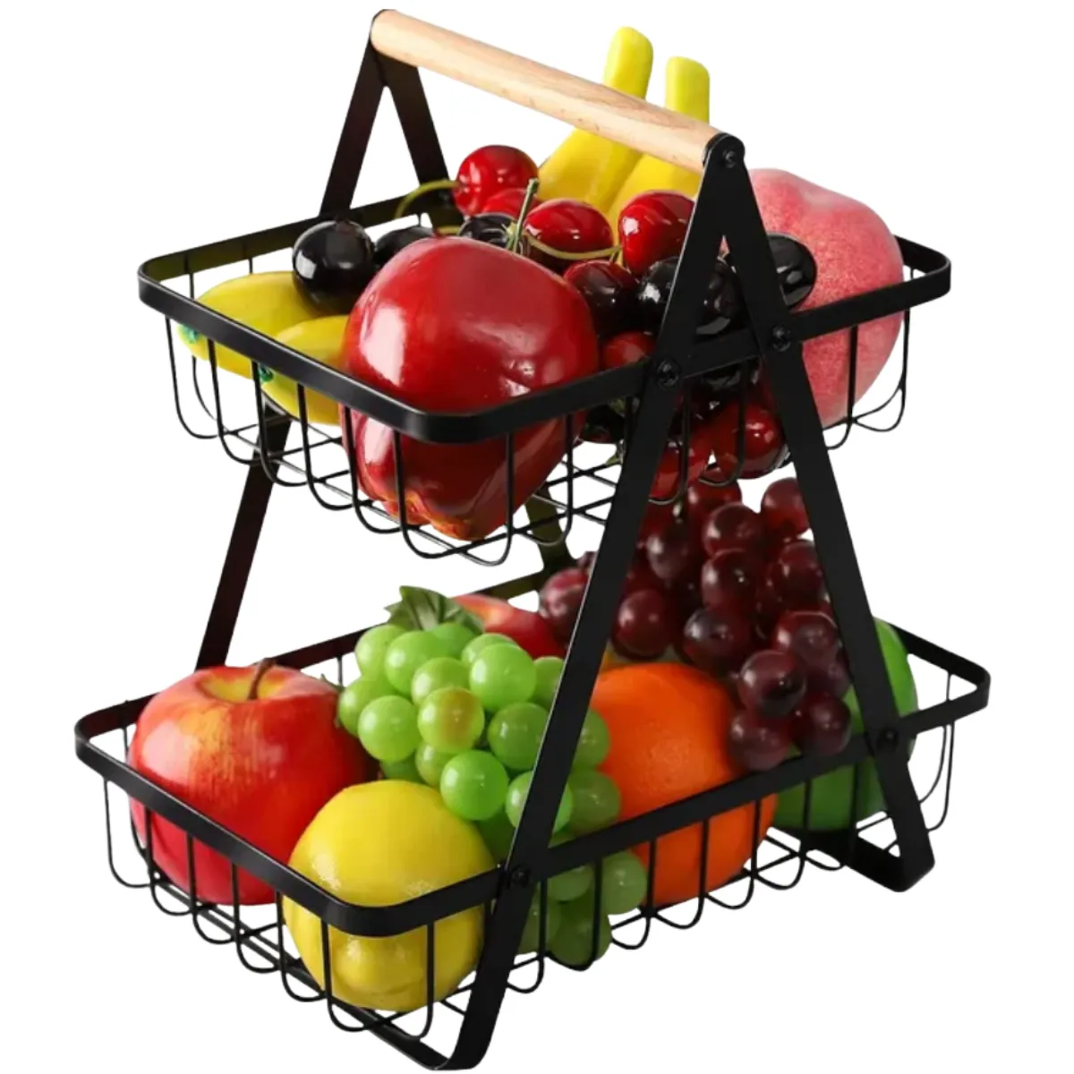 GENERICO - Cesta Organizadora de Frutas y Verduras Multiuso