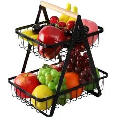 GENERICO - Cesta Organizadora de Frutas y Verduras Multiuso