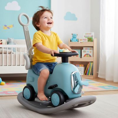 Imagen 2 del producto Mecedora Andador con Mango 2 en 1 Avioncito