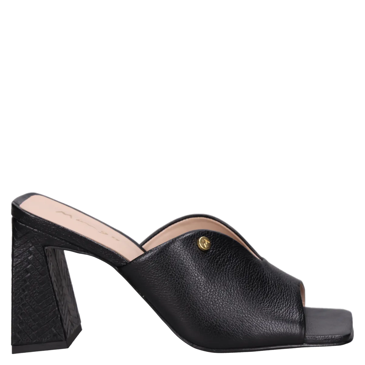MINGO - Sandalia Mujer Casual Negro Mingo