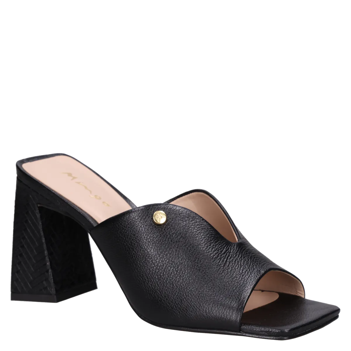 MINGO - Sandalia Mujer Casual Negro Mingo