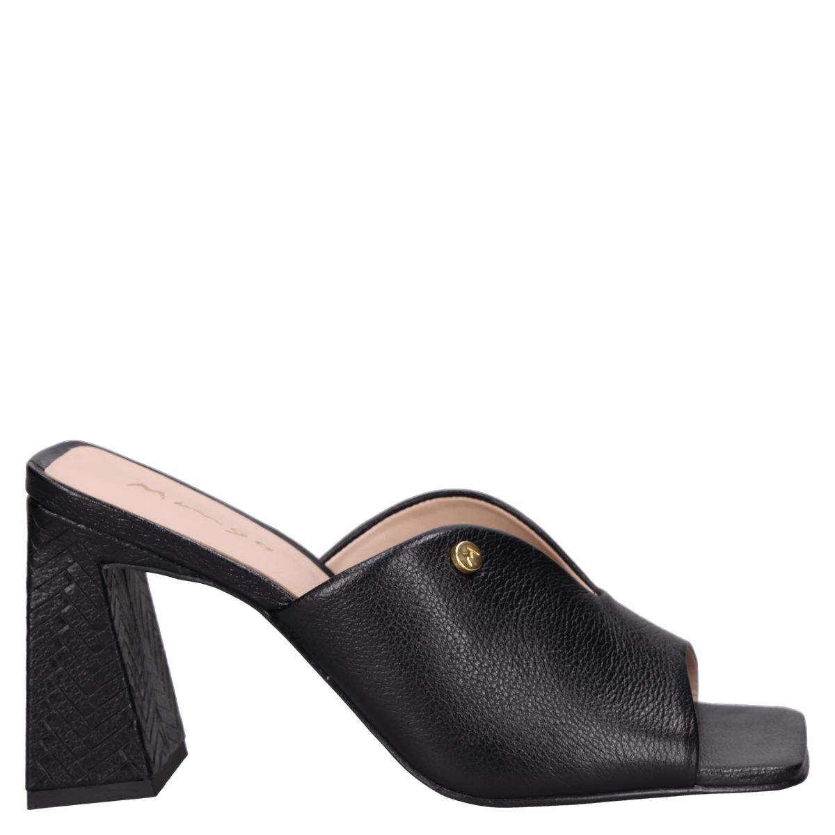 MINGO - Sandalia Mujer Casual Negro Mingo