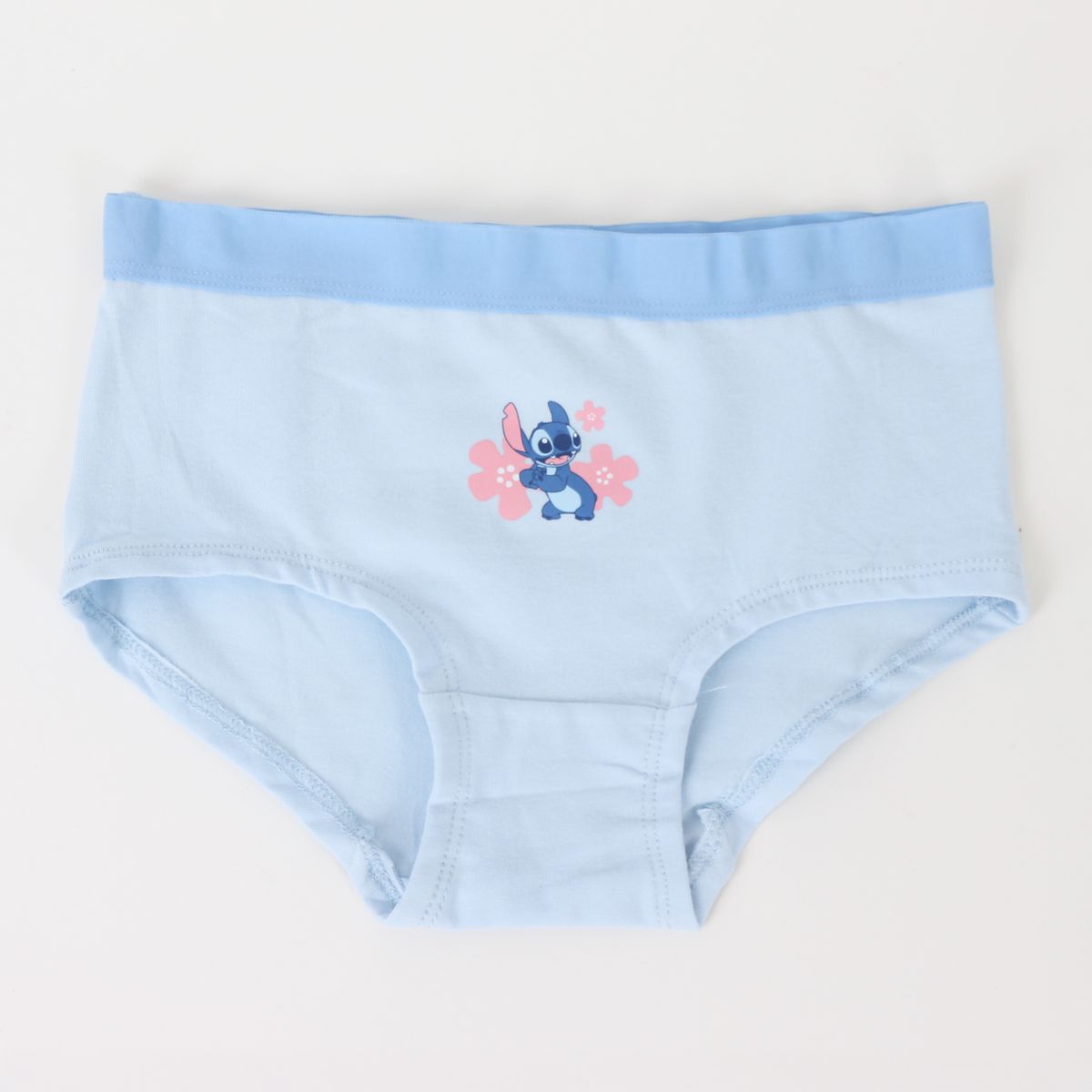 DISNEY - Tripack Calzón Niña Rosado Flores Lilo & Stitch Disney