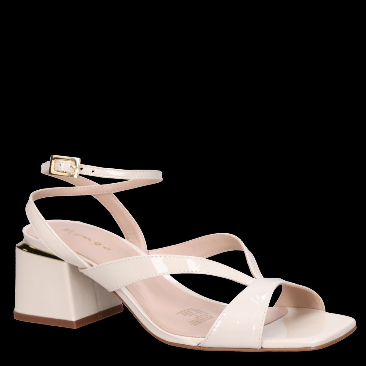 MINGO - Sandalia Mujer Formal Beige Mingo