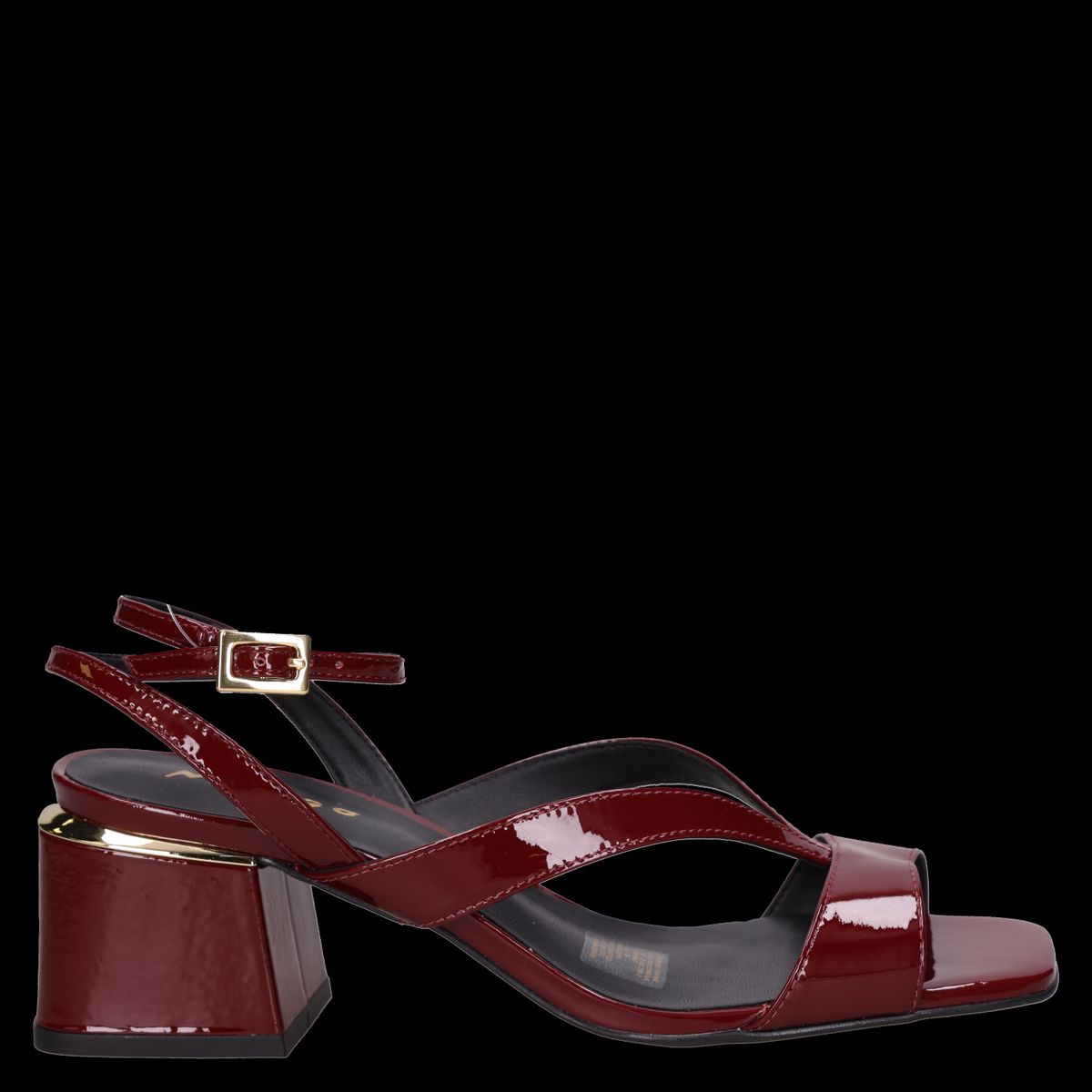 MINGO - Sandalia Mujer Formal Bordó Mingo