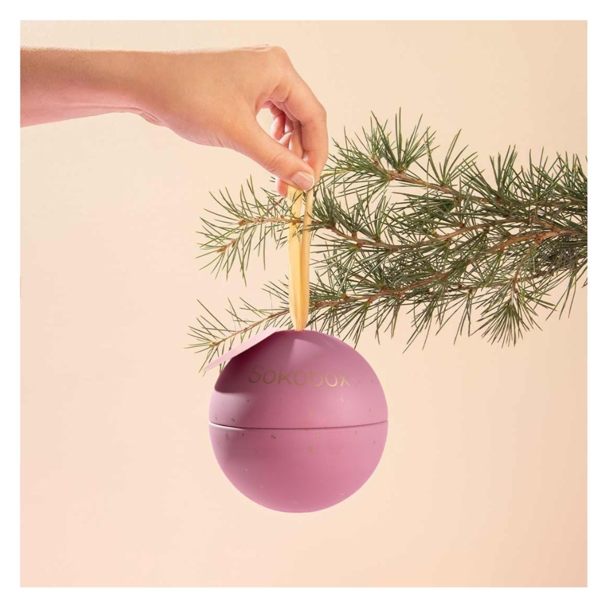 SOKOBOX - Esfera Centella Morada Navidad